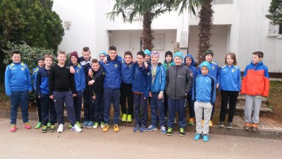 U13 pred jutranjo telovadbo oziroma footingom.