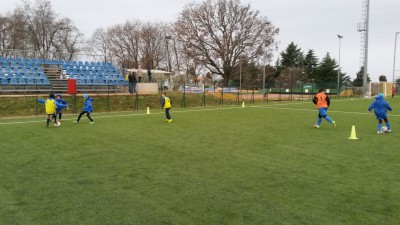 Trening U13.